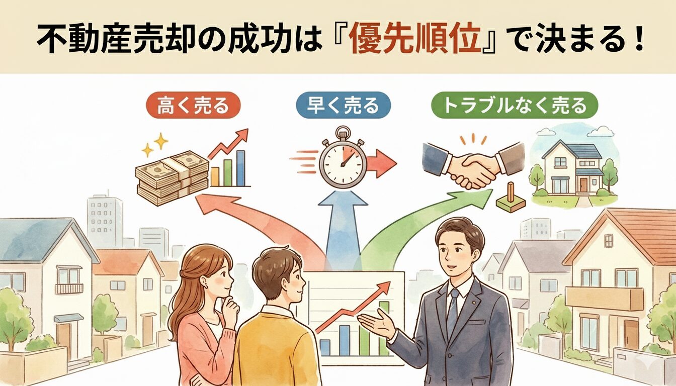「高く」か「早く」か？失敗しないための優先順位の決め方